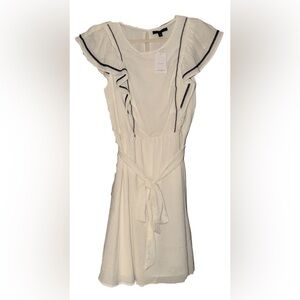 Banana Republic White Textured Dress